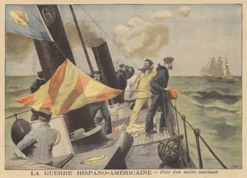 The Spanish-American War: capture of a merchant ship